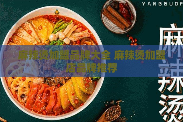 麻辣烫加盟品牌大全 麻辣烫加盟店品牌推荐