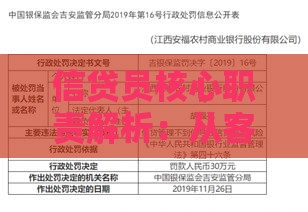 信贷员核心职责解析：从客户评估到风险控制的全程指南
