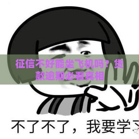 征信不好能坐飞机吗？贷款逾期必看真相