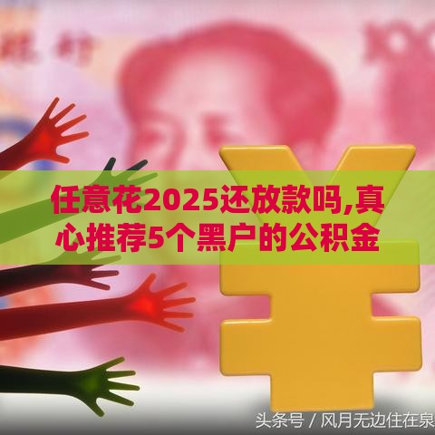 任意花2025还放款吗,真心推荐5个黑户的公积金口子