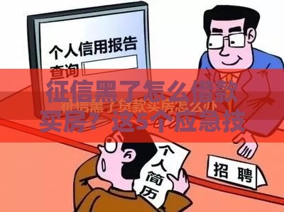 征信黑了怎么借款买房？这5个应急技巧或许能帮到你！