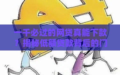 一千必过的网贷真能下款？揭秘低额贷款背后的门道