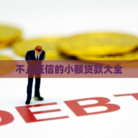 不上征信的小额贷款大全