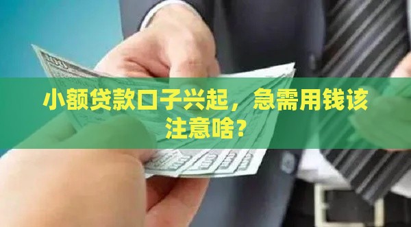 小额贷款口子兴起，急需用钱该注意啥？