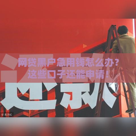 网贷黑户急用钱怎么办？这些口子还能申请！