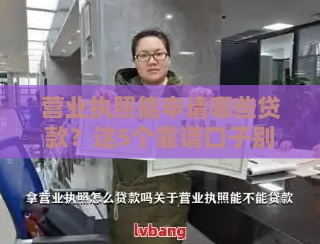 营业执照能申请哪些贷款？这5个靠谱口子别错过！
