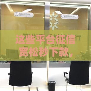 这些平台征信宽松秒下款，真实体验分享