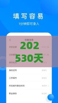 202530天贷款口子哪家强？3分钟教你快速下款不踩坑！