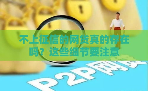 不上征信的网贷真的存在吗？这些细节要注意