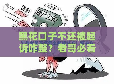 黑花口子不还被起诉咋整？老哥必看的应对攻略！