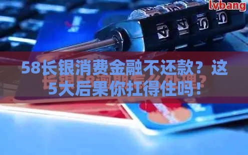 58长银消费金融不还款？这5大后果你扛得住吗！