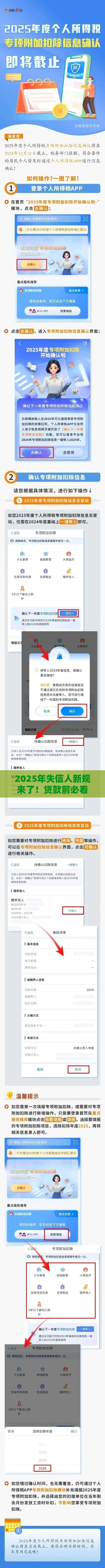 2025年失信人新规来了！贷款前必看这3大变化