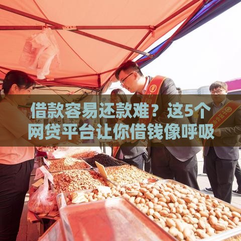 借款容易还款难？这5个网贷平台让你借钱像呼吸一样简单