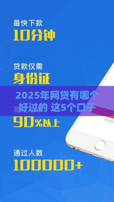 2025年网贷有哪个好过的 这5个口子下款快审核松