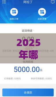 2025年哪些网贷不看征信 这5个隐藏款口子实测秒下款