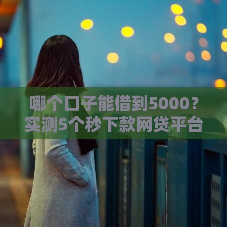 哪个口子能借到5000？实测5个秒下款网贷平台推荐