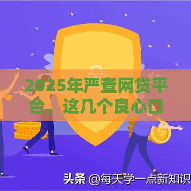 2025年严查网贷平台，这几个良心口子居然还能下款