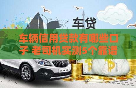 车辆信用贷款有哪些口子 老司机实测5个靠谱渠道