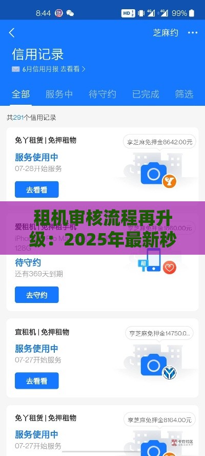 租机审核流程再升级：2025年最新秒过技巧大公开