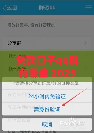 贷款口子qq群有哪些 2025最新靠谱渠道实测分享