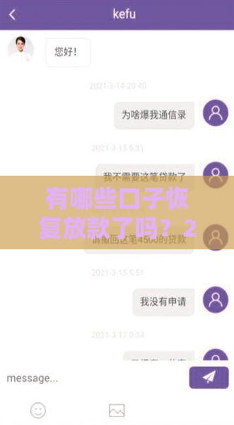 有哪些口子恢复放款了吗？2025最新靠谱网贷平台实测分享
