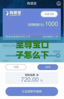 至尊宝口子怎么下款 实测3分钟到账的借款秘籍