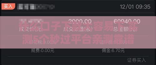 什么口子下款大容易下 实测5个秒过平台亲测靠谱