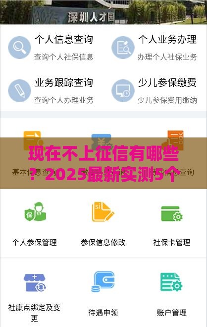 现在不上征信有哪些？2025最新实测5个良心口子悄悄分享